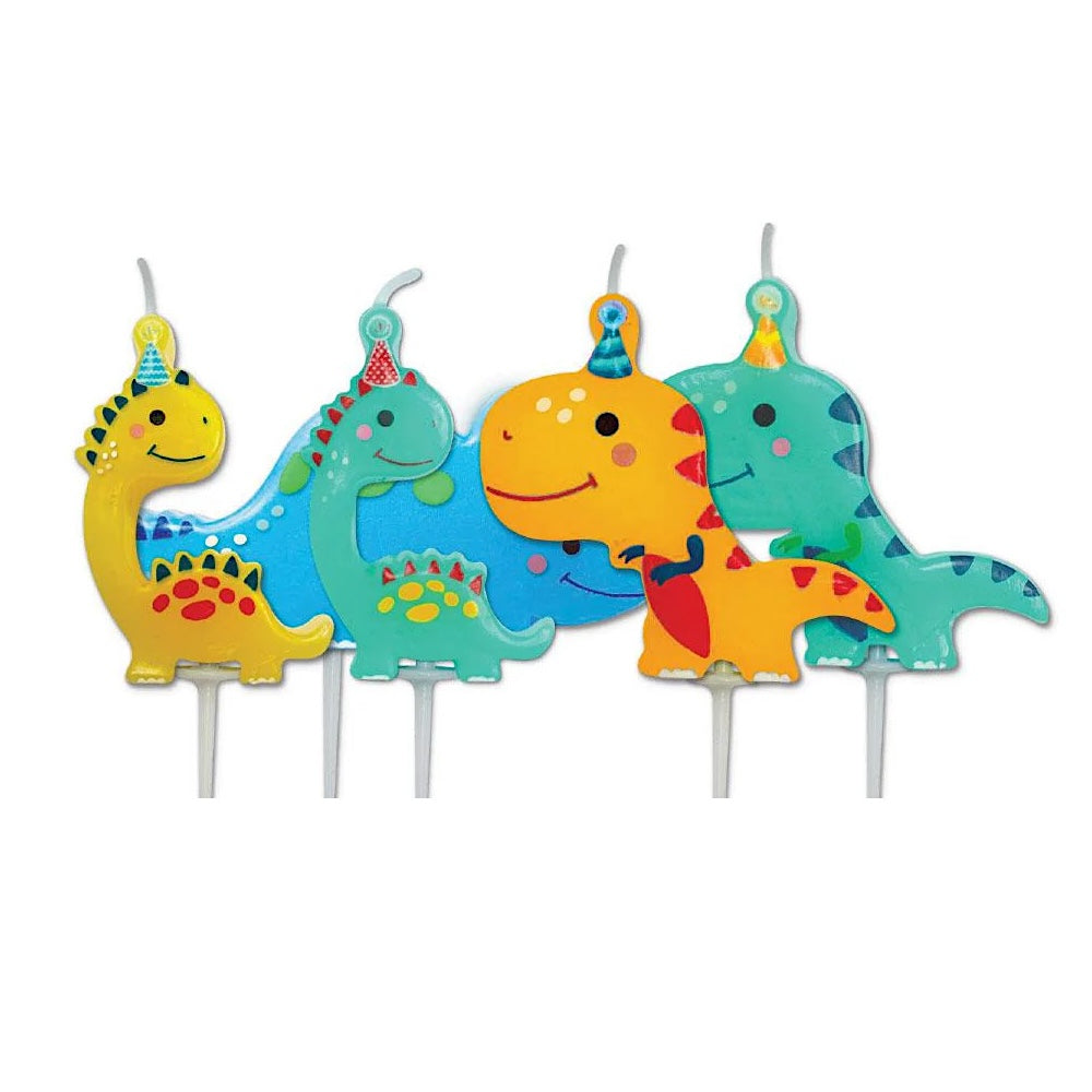 Dinosaur Party Candle Set