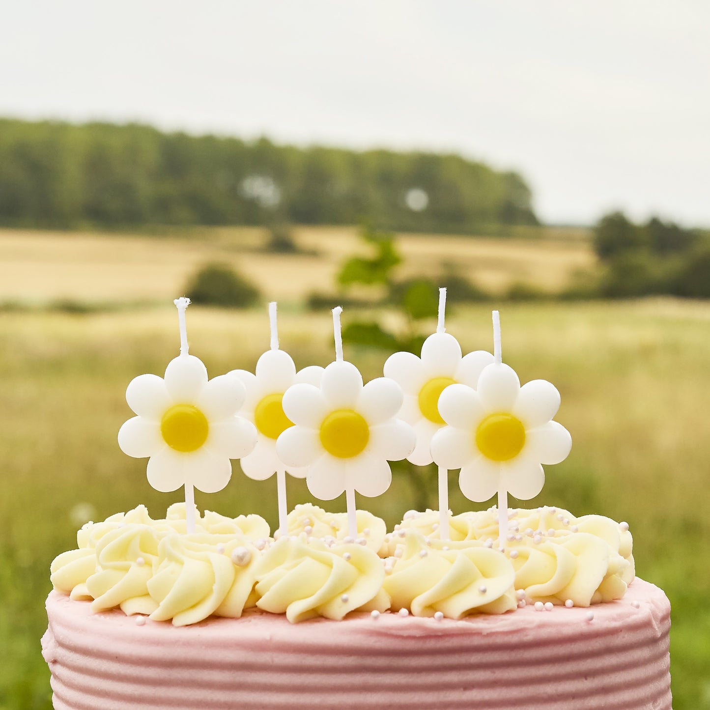 Daisy Candle Set