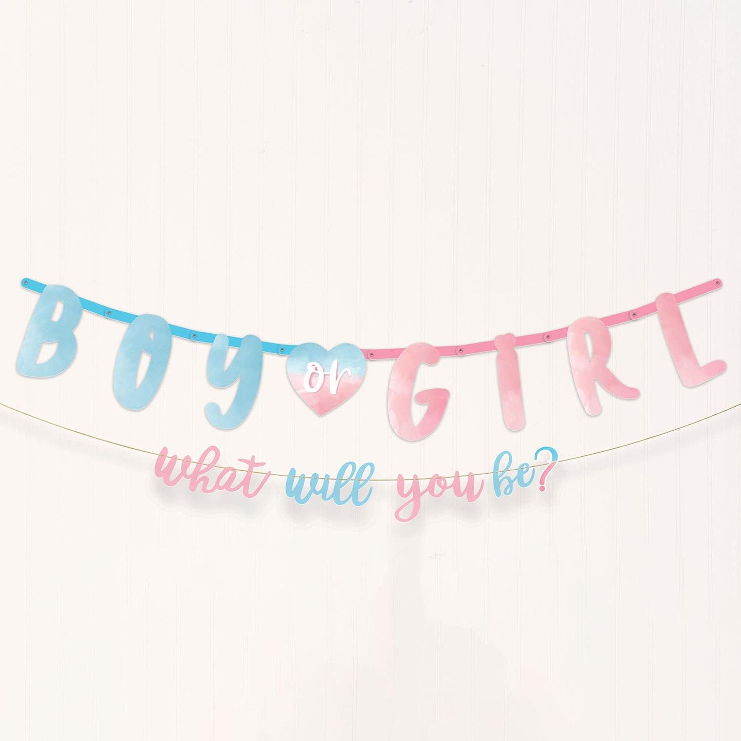 Jumbo Gender Reveal Banner Kit