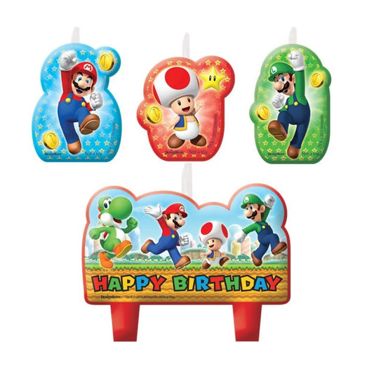 Super Mario Birthday Candle Set