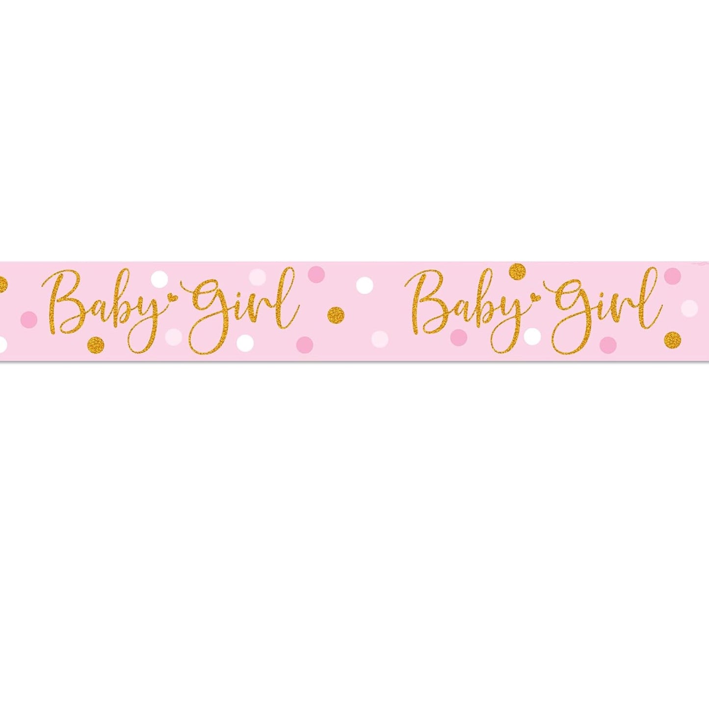 Baby Girl Foil Banner