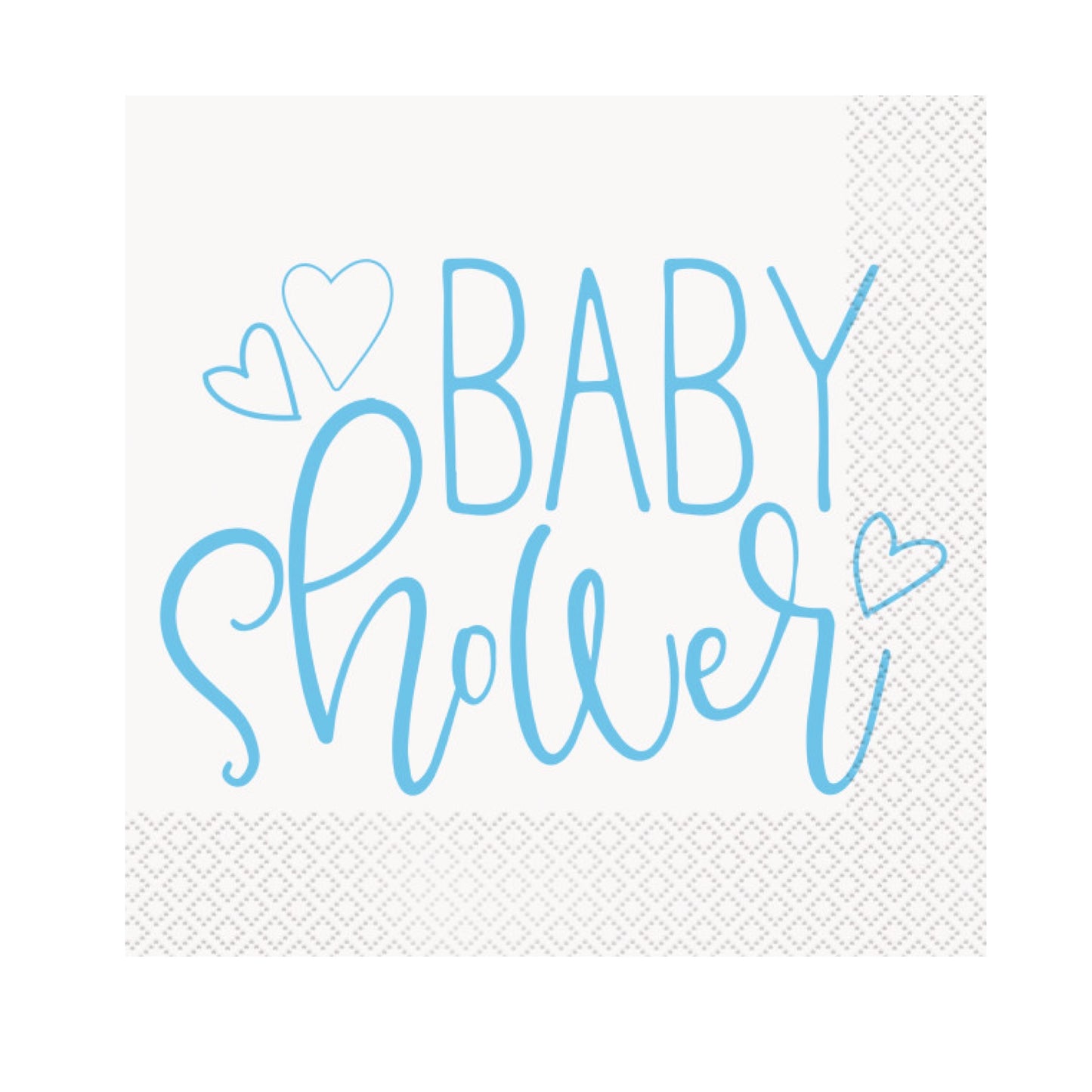Blue Baby Shower Napkins
