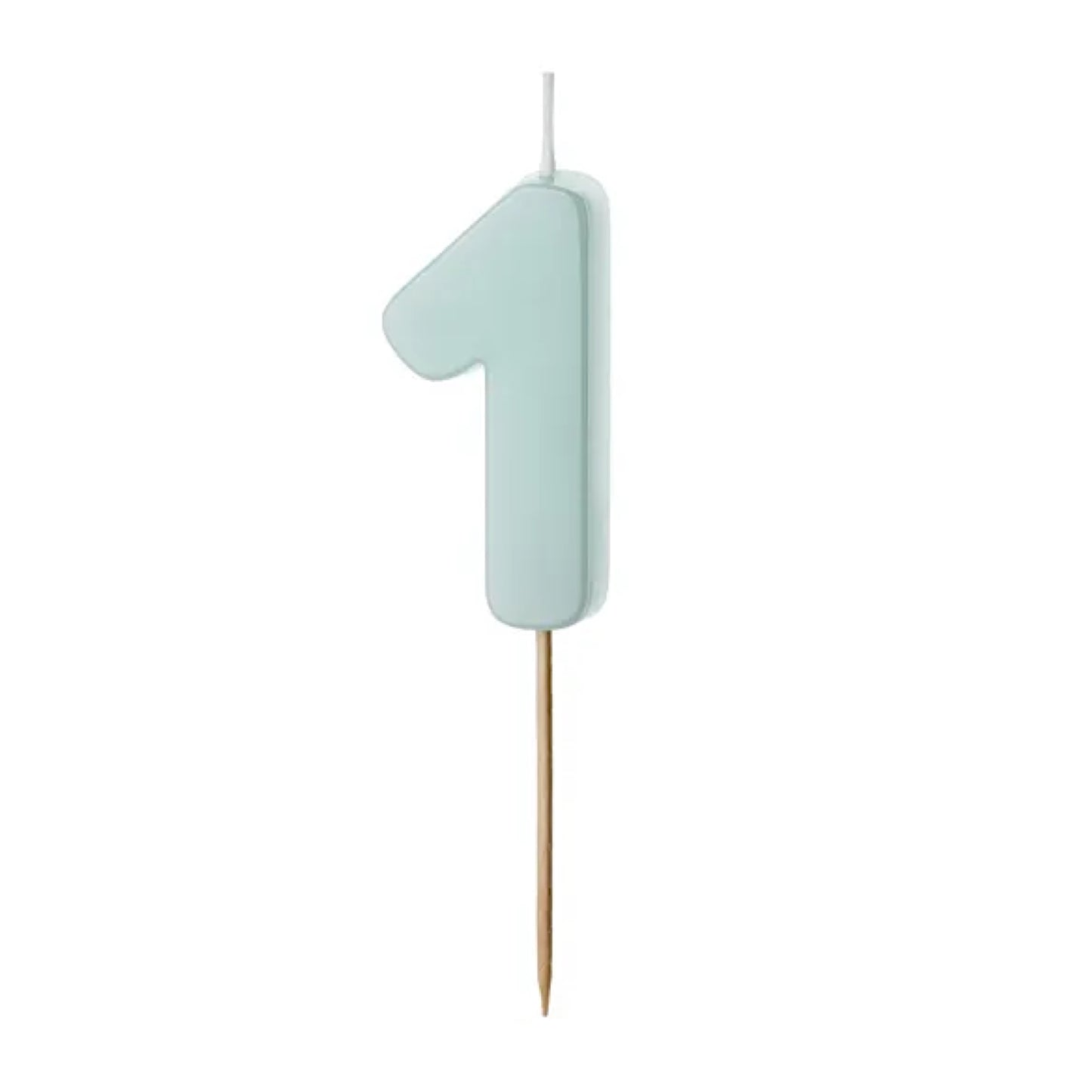 Blue Numbers 0-9 Candles
