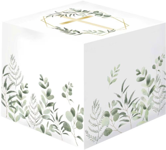 Botanical Cross Favour boxes