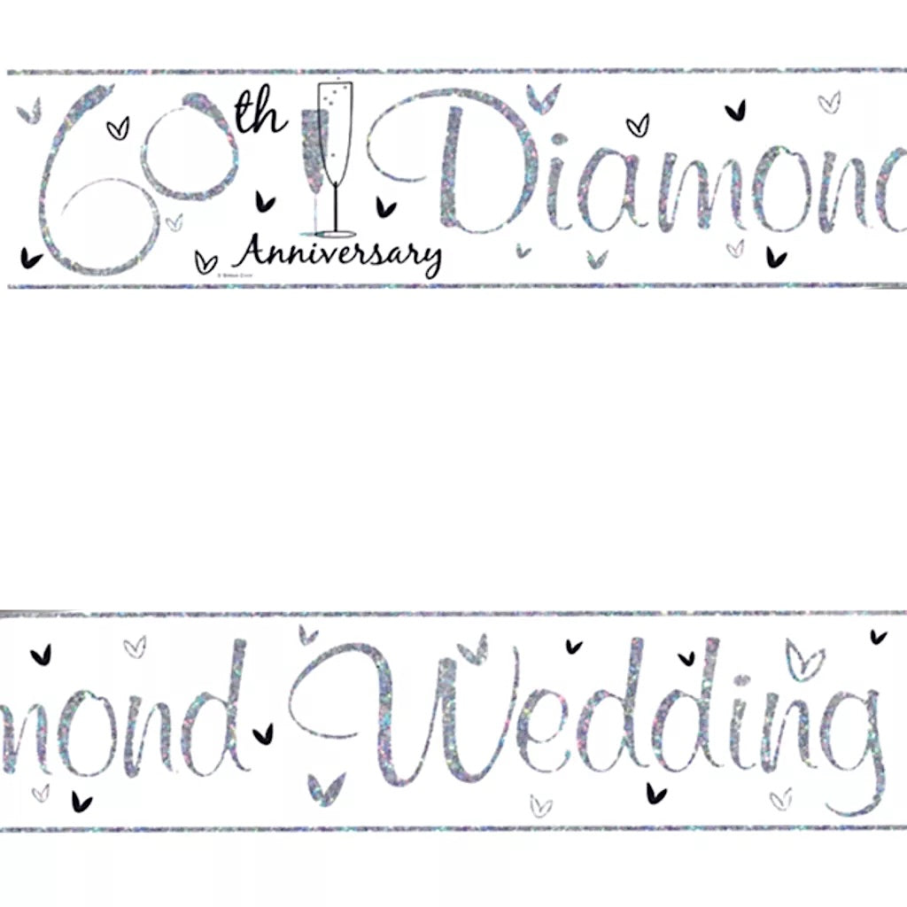 Diamond Anniversary Banner