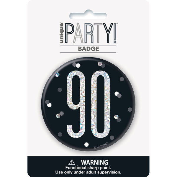 90th Birthday Black Badge