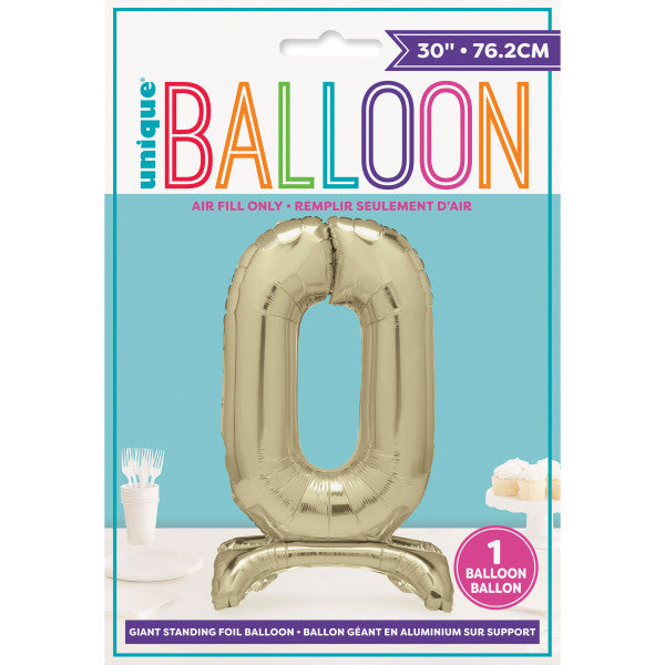 Gold 50 Standing Balloons