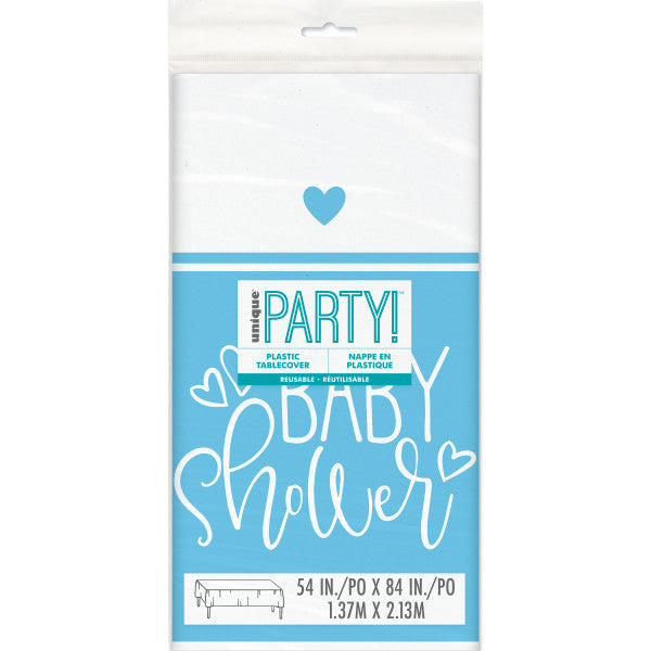 Blue Baby Shower Table Cover