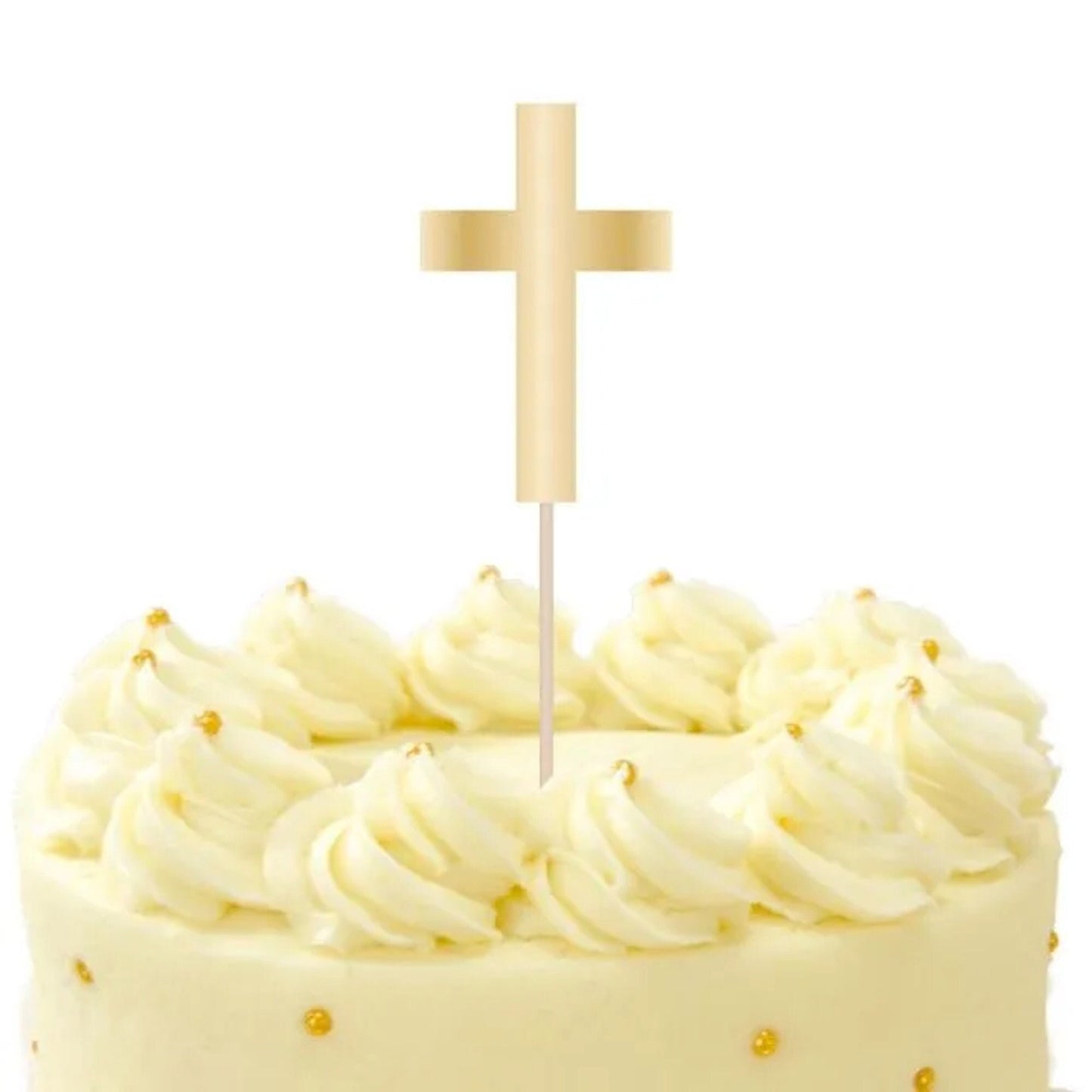 Recyclable Cross Cake Topper