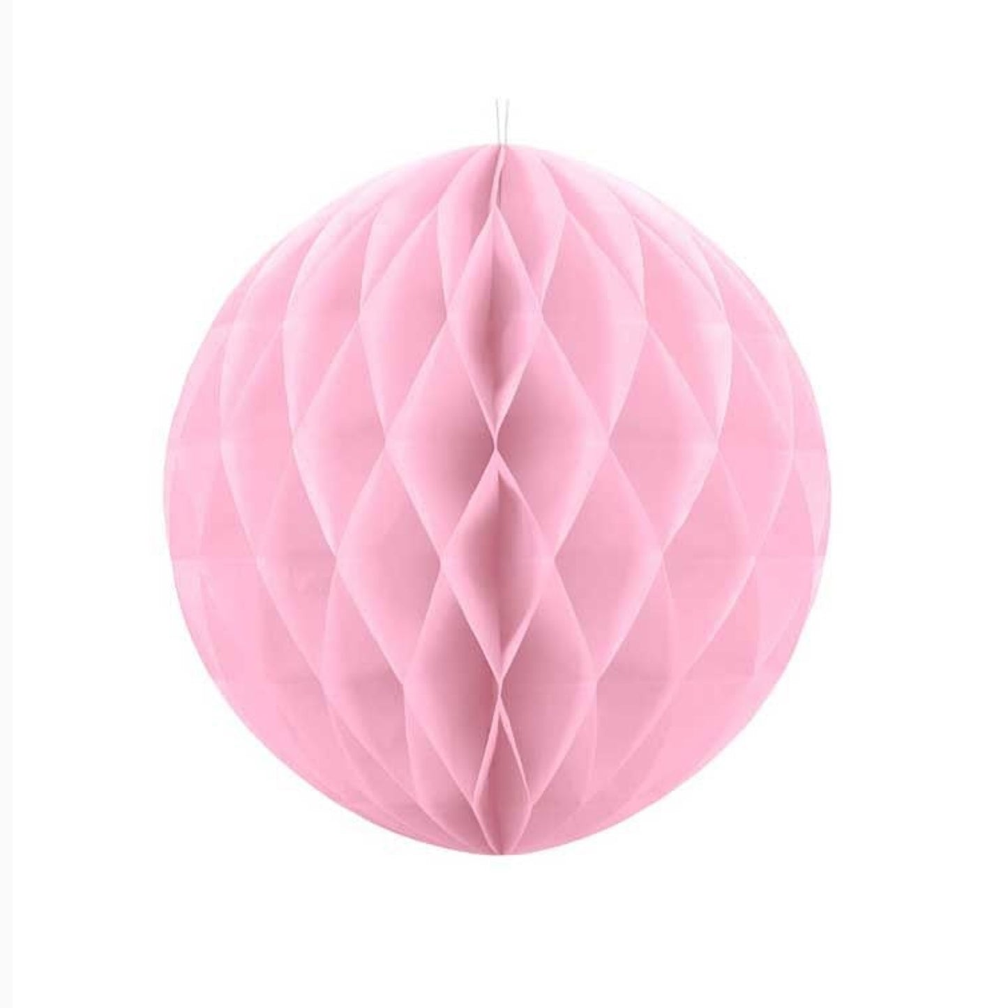 Light Pink Hanging Honeycomb Ball - 10cm