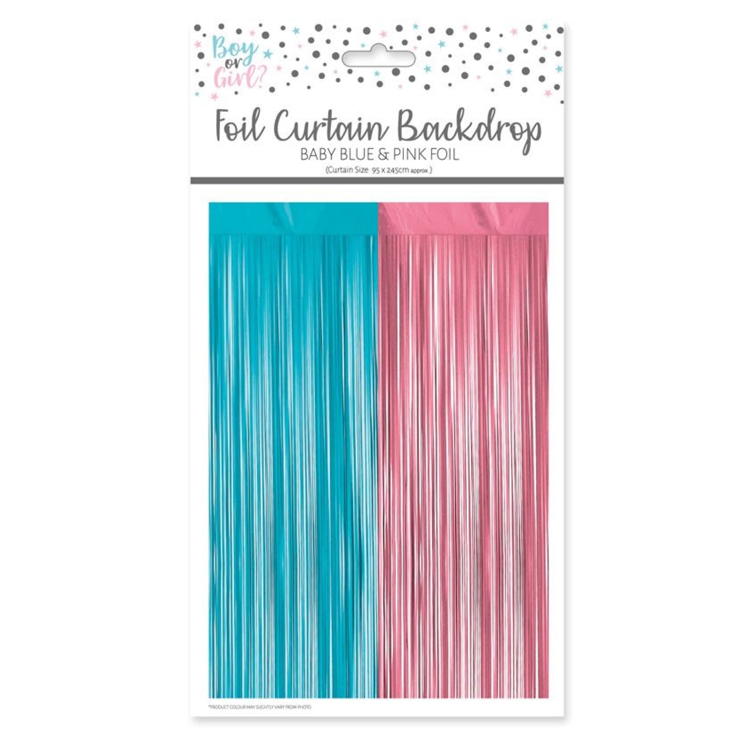 Boy Or Girl Curtain Backdrop