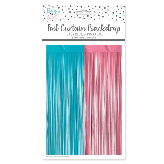 Boy Or Girl Curtain Backdrop