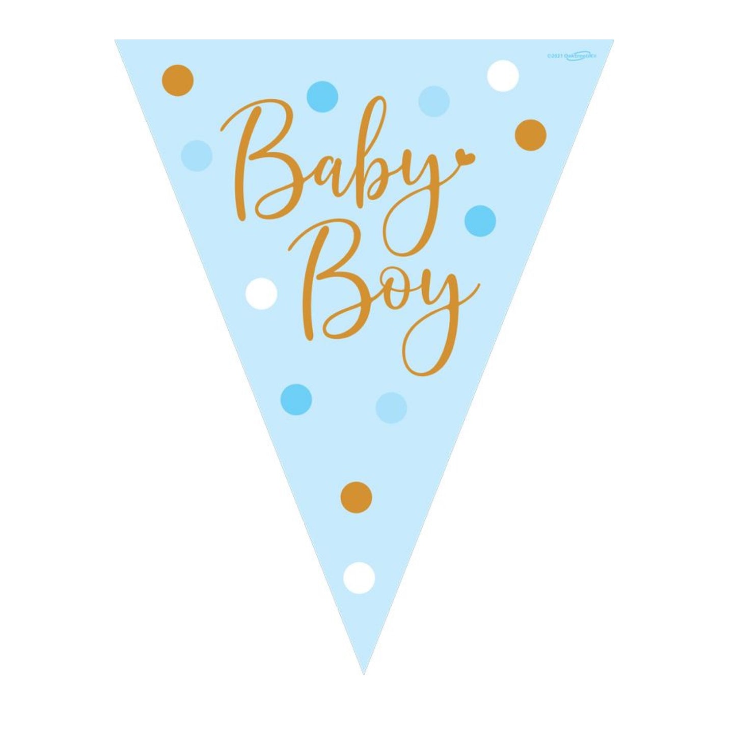 Baby Boy Foil Bunting