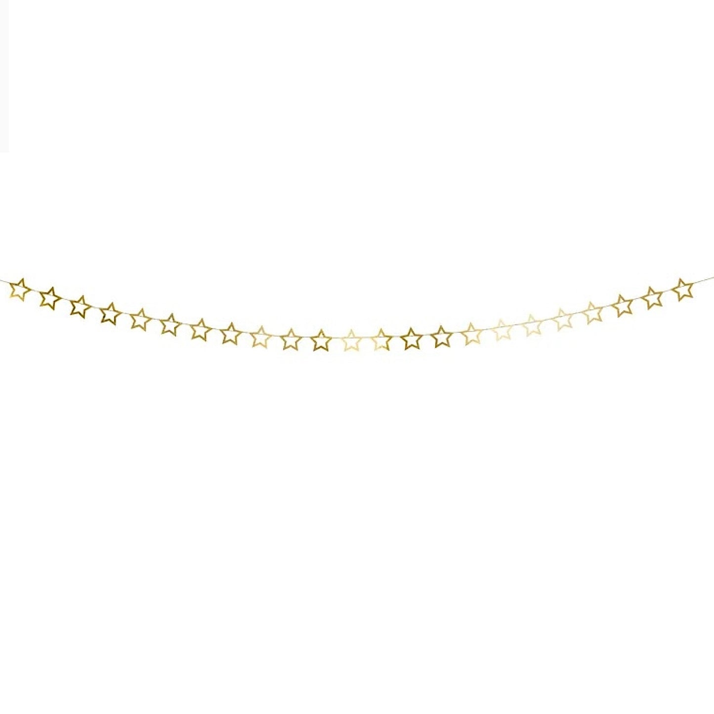 Hollow Gold Star Foil Garland