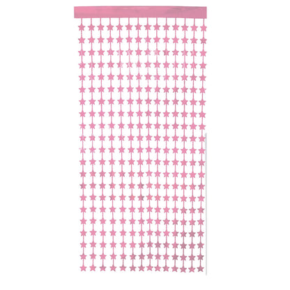 Pink Star Door Curtain