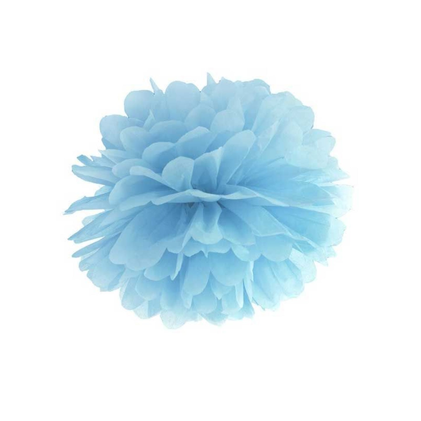 Baby Blue Hanging Pom Pom - 25cm