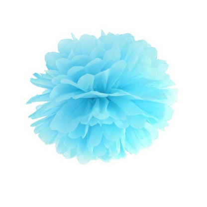 Sky Blue Hanging Pom Pom