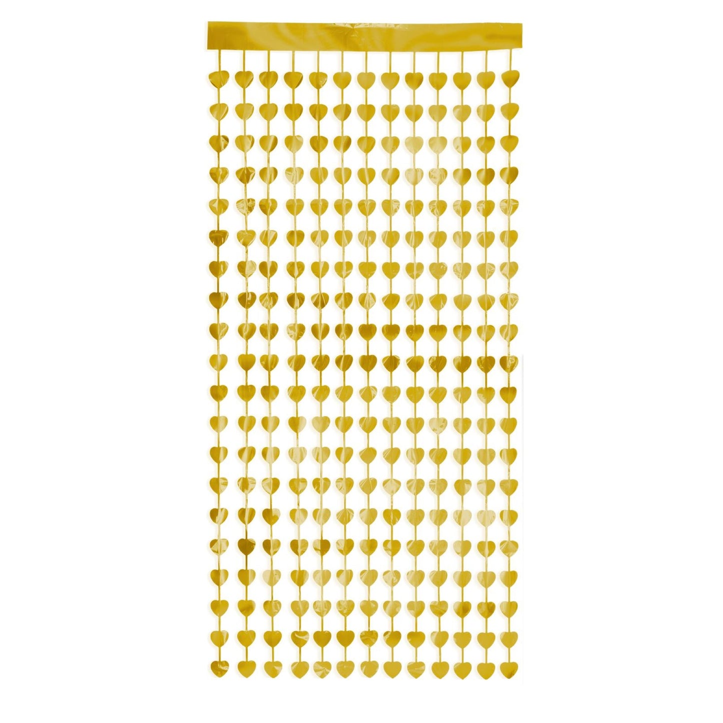 Gold Heart Door Curtain