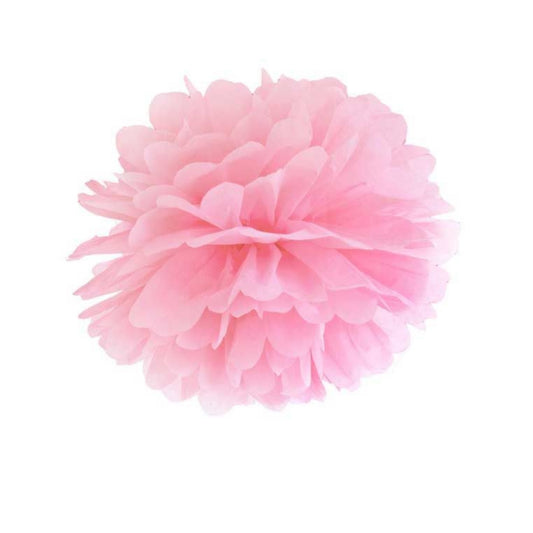 Light Pink Hanging Pom Pom - 25cm