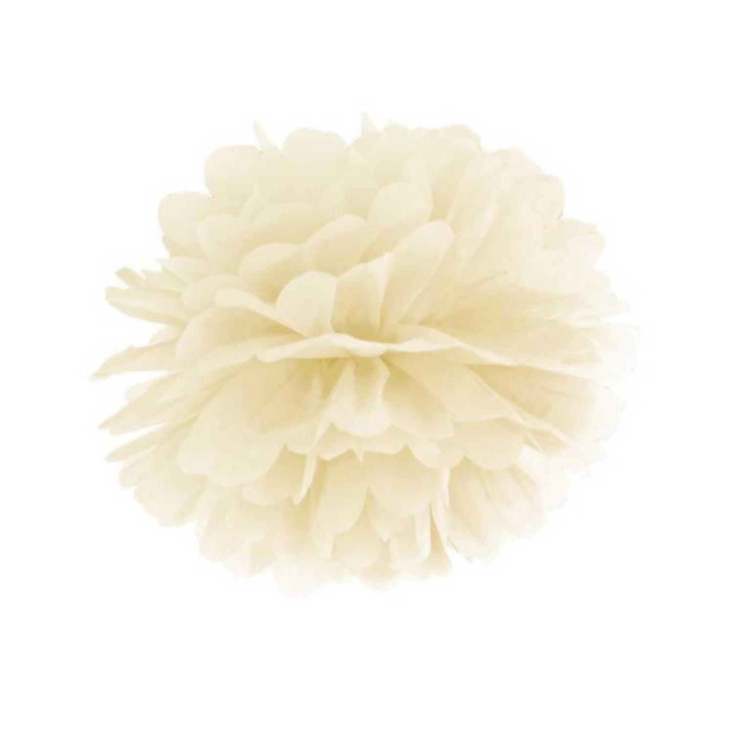 Cream Hanging Pom Pom - 25cm