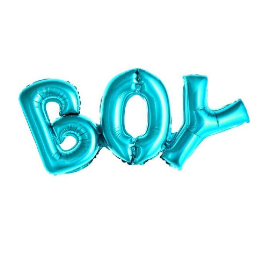 Blue BOY Foil Balloon