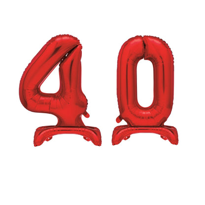 Ruby 40 Standing Balloons