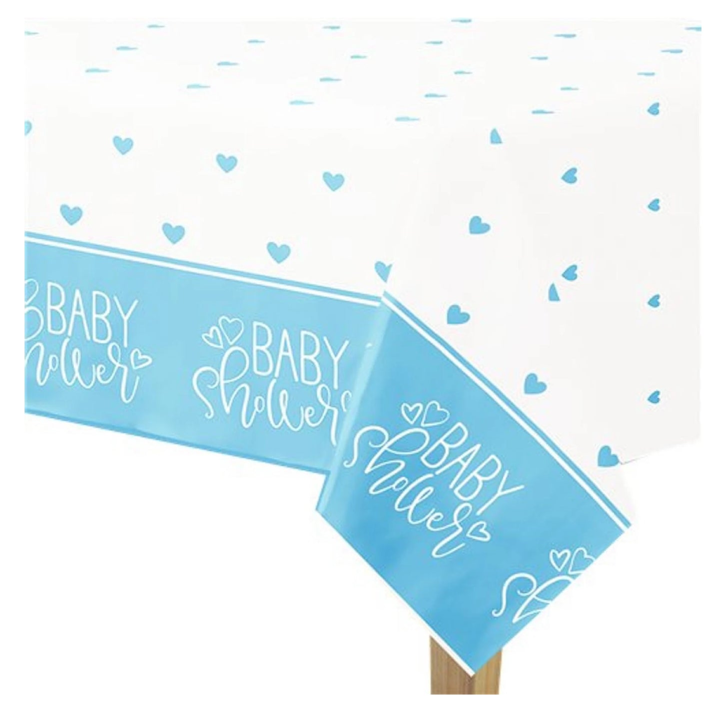 Blue Baby Shower Table Cover