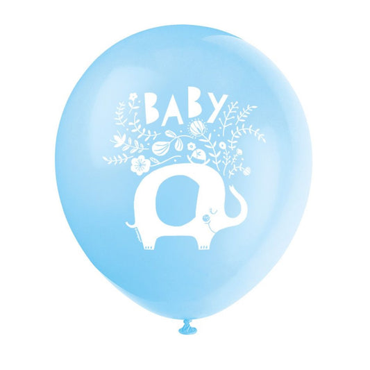 Blue Elephant Baby Balloons