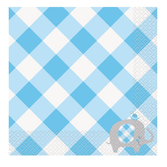 Blue Elephant Napkins