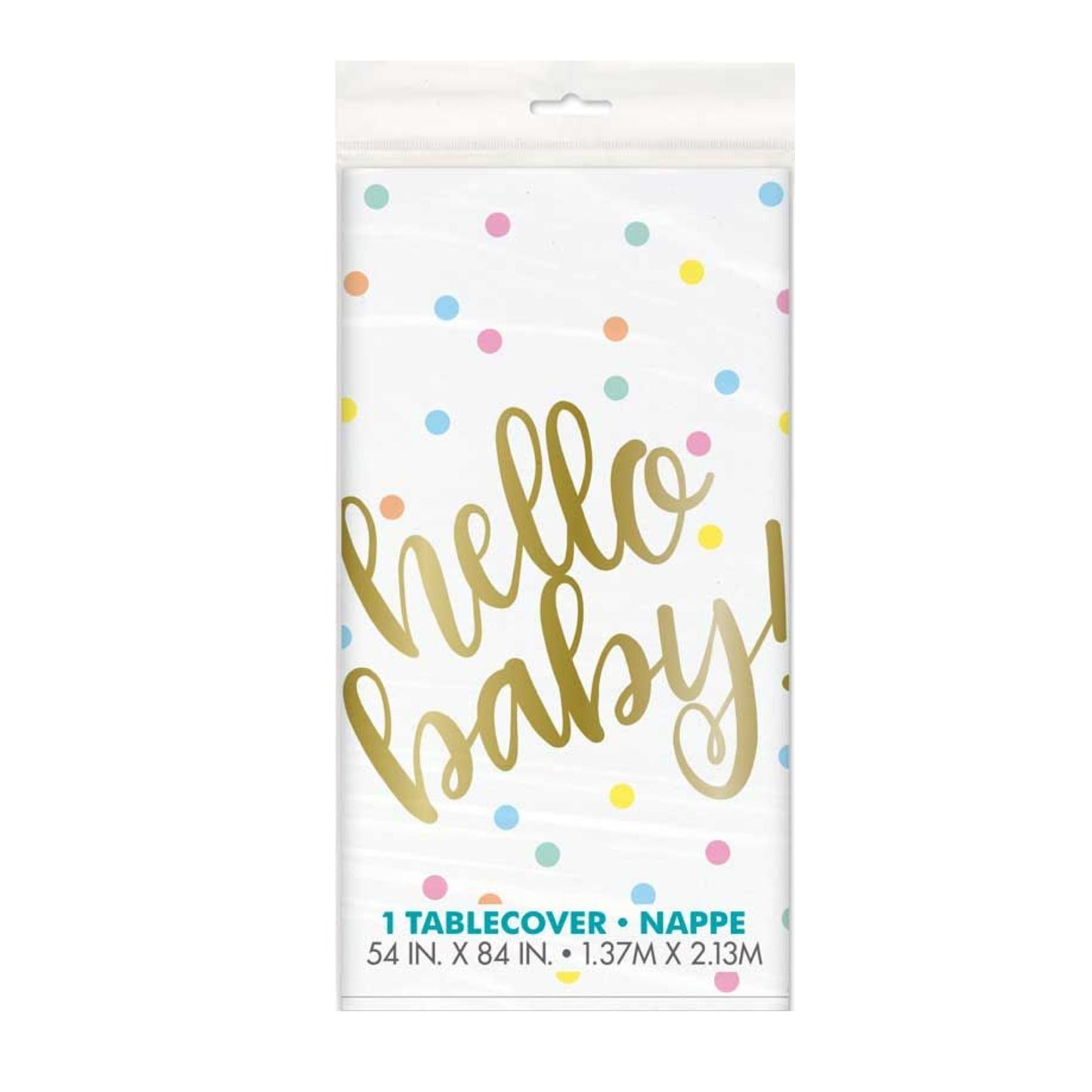 Hello Baby Table Cover