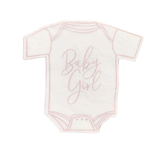 Baby Girl Babygrow Napkins