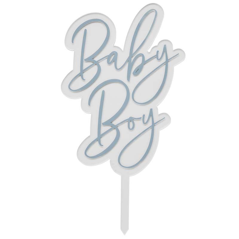 Baby Boy Cake Topper