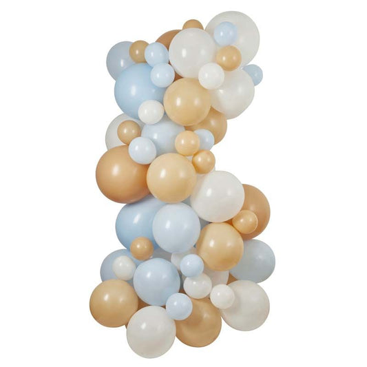 Blue & Nude Balloon Display