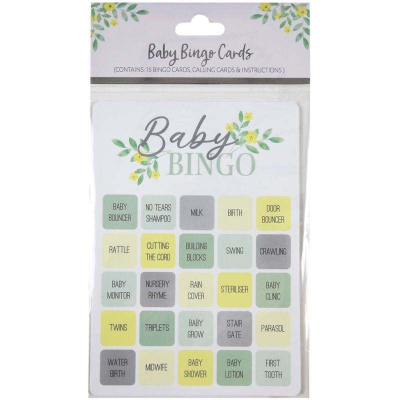 Botanical Baby Bingo Set