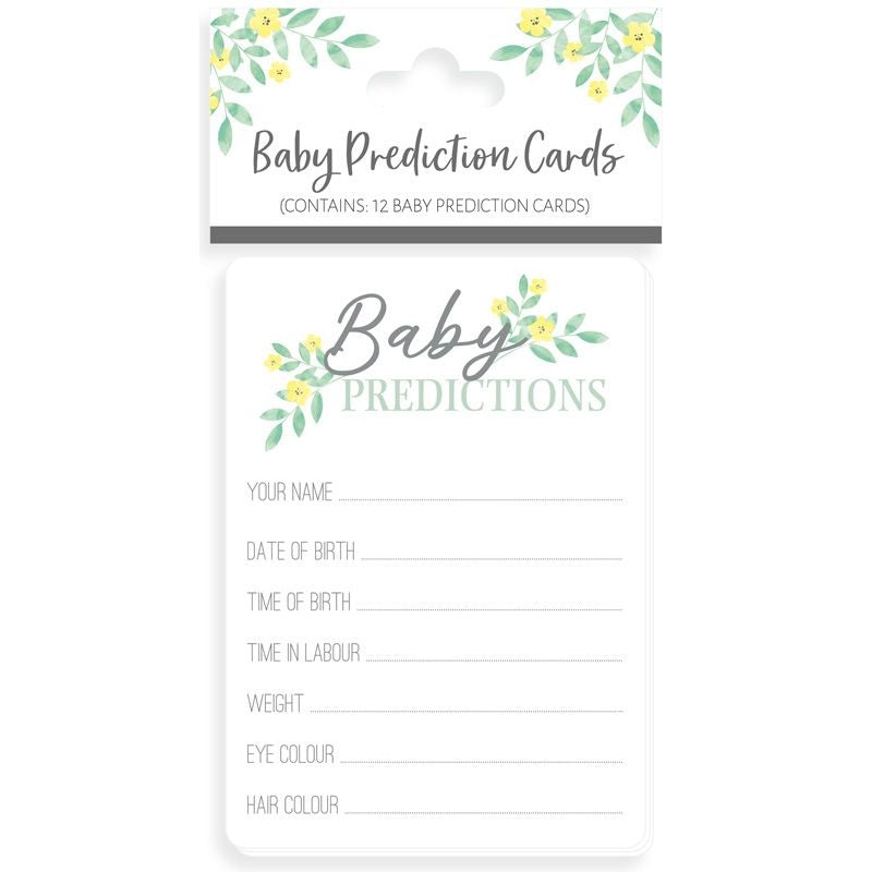 Baby Prediction Cards