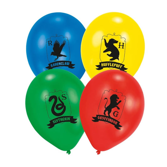 6 Harry Potter Houses Balloons