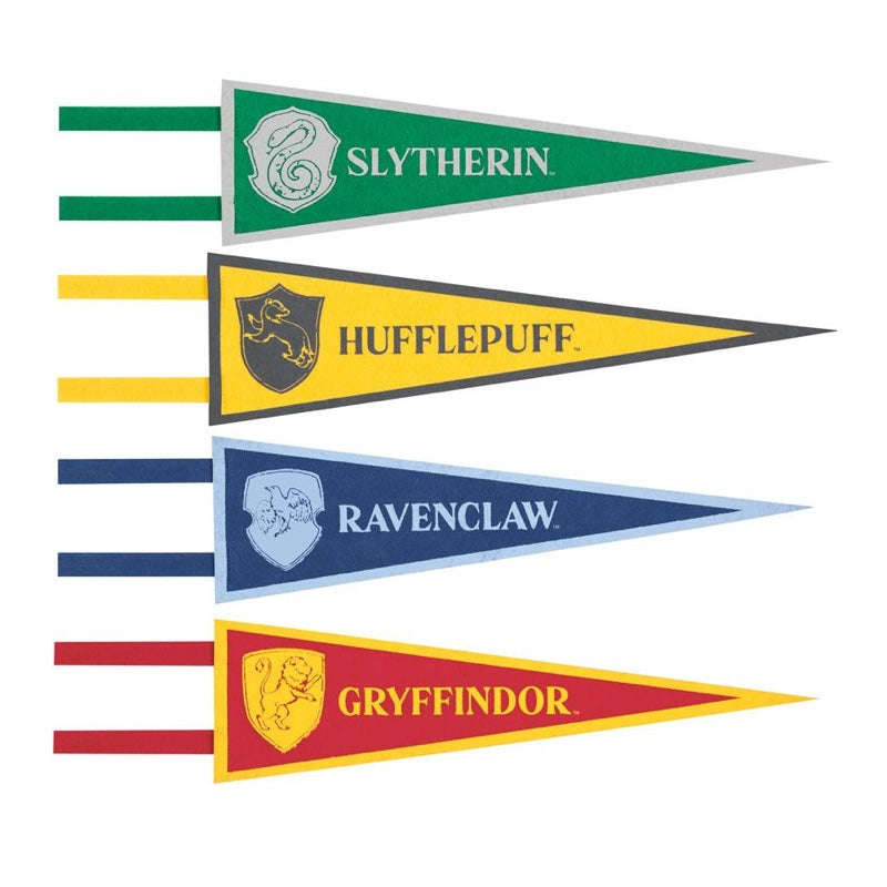 4 Harry Potter Fabric Flags