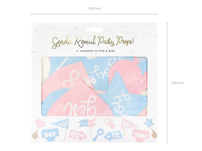 Gender Reveal Photo Props