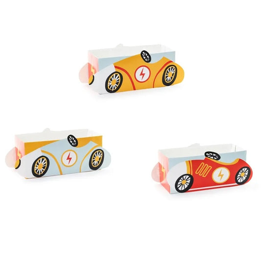 3 Car Treat Boxes