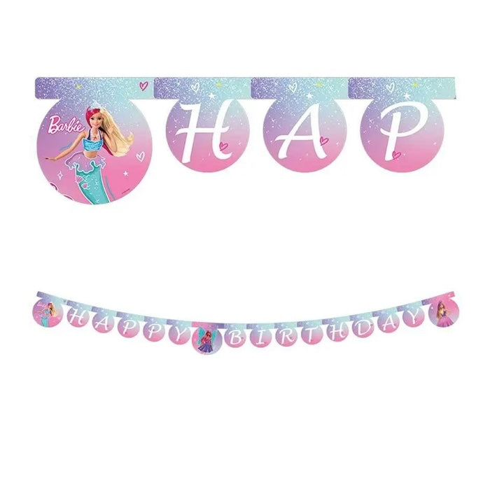 Barbie Fantasy Birthday Banner