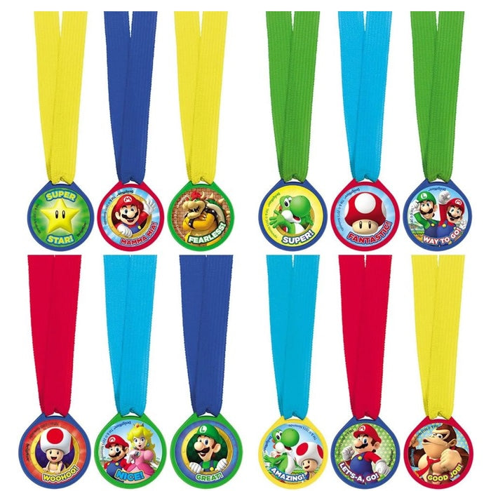 12 Super Mario Medals