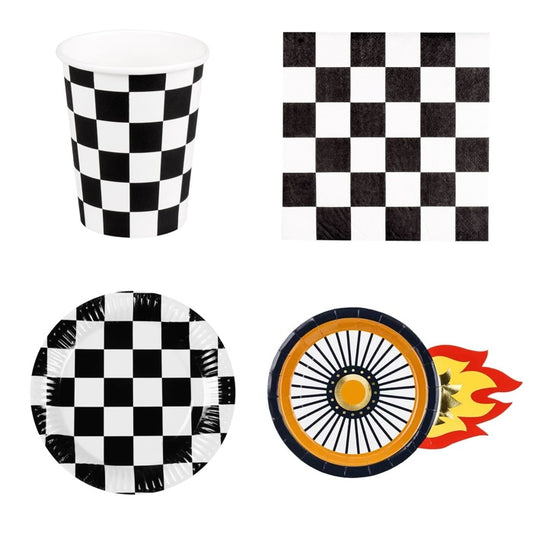 Chequered Racing Tableware Kit