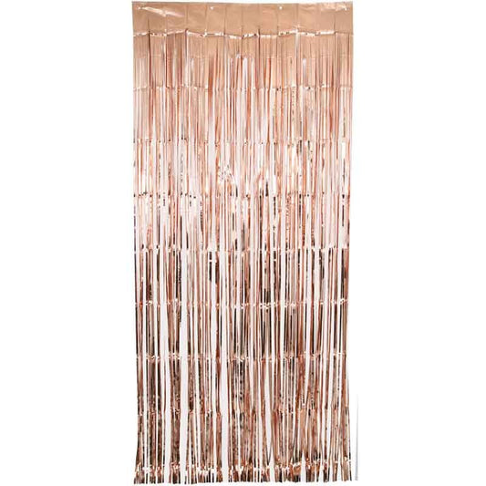 Rose Gold Foil Door Curtain