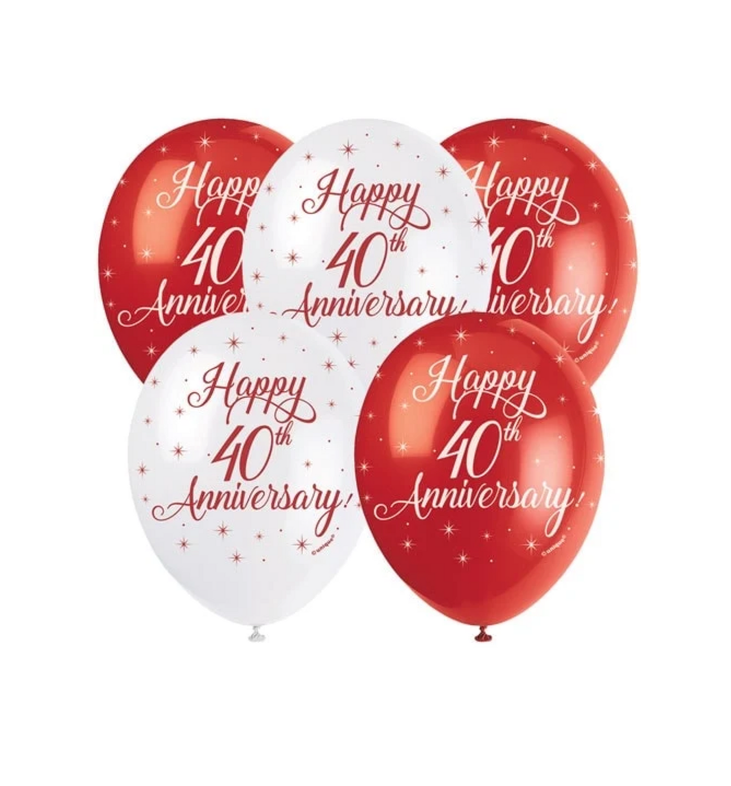 Ruby Anniversary Balloons