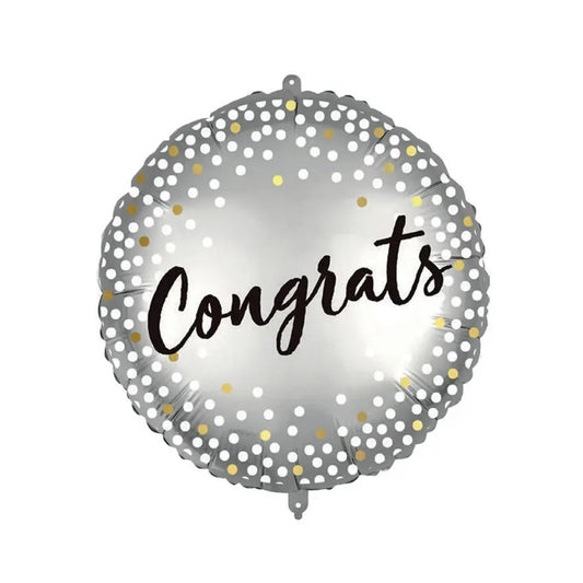 Metallic Congrats Foil Balloon