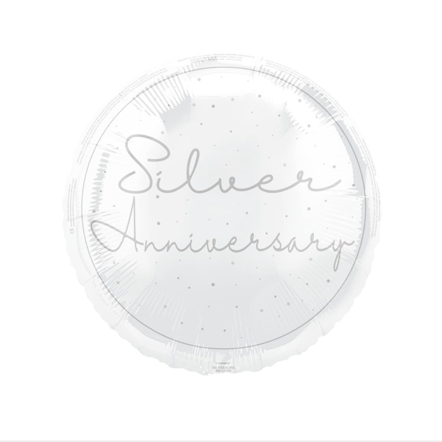 Silver Anniversary Foil Balloon