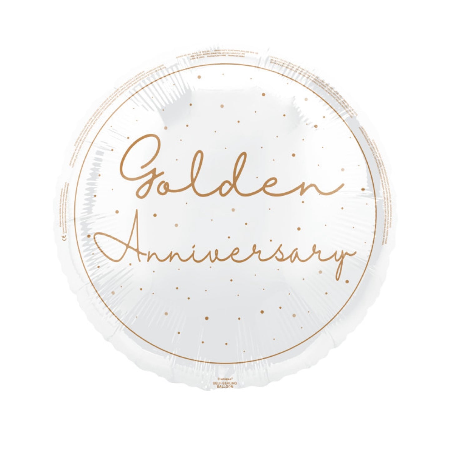 Golden Anniversary Foil Balloon