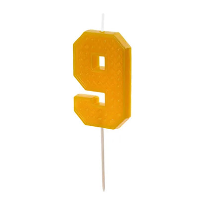 Brick Numbers 0-9 Candles