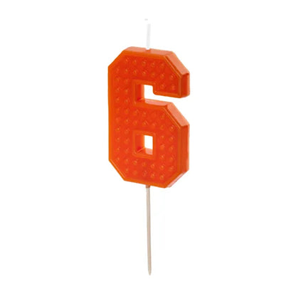 Brick Numbers 0-9 Candles