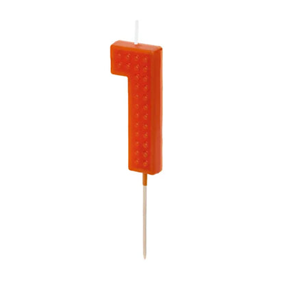 Brick Numbers 0-9 Candles